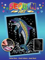 Sequin art dolfijn