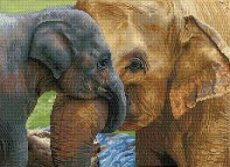 Diamond Painting Olifanten 38 x 52cm