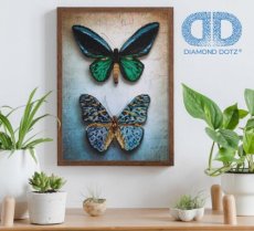 Diamond Painting Vlinders 52 x 37cm