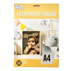 Fotopapier  A4  Canvas 5 bladen