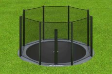 Orbit flatground 430 grijs met veiligheidsnet